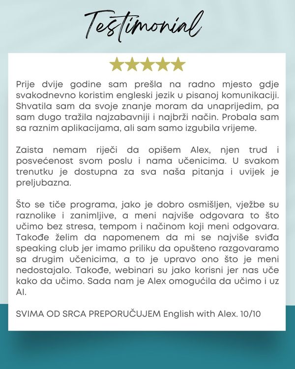 Iskustvo učenika 7
