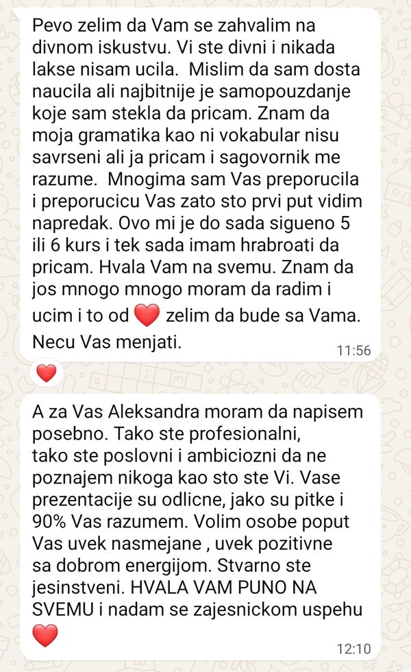 Iskustvo učenika WA 1
